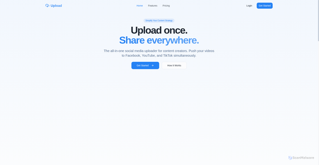 Security scan screenshot of http://upload.signins.vip/