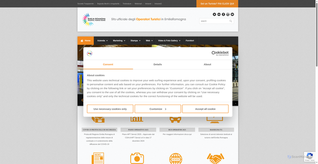 Security scan screenshot of https://www.aptservizi.com/