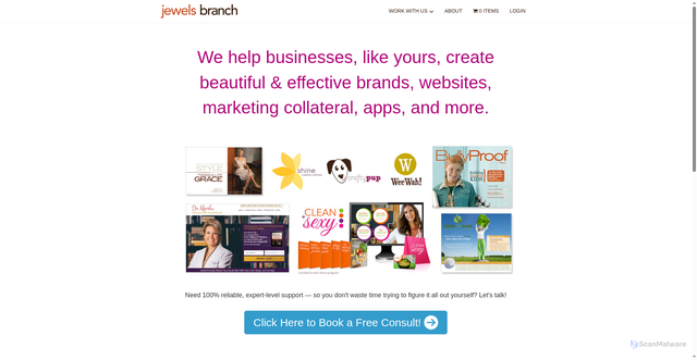 Security scan screenshot of https://jewelsbranch.com