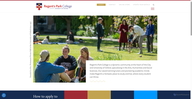 Security scan screenshot of https://www.rpc.ox.ac.uk/