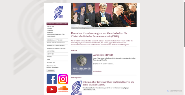 Security scan screenshot of https://www.deutscher-koordinierungsrat.de/
