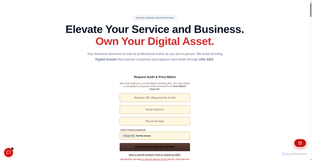 Security scan screenshot of https://hpo-center-v2.pages.dev/enterprise-solutions