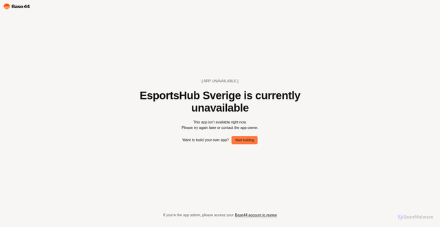 Security scan screenshot of https://esporthub.se