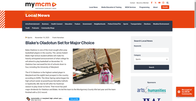 Security scan screenshot of https://www.mymcmedia.org/blakes-oladotun-set-for-major-choice/