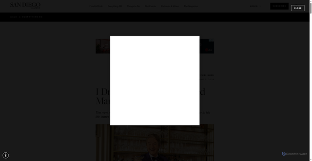 Security scan screenshot of https://sandiegomagazine.com/everything-sd/martin-short-interview-mayor-funner-california/