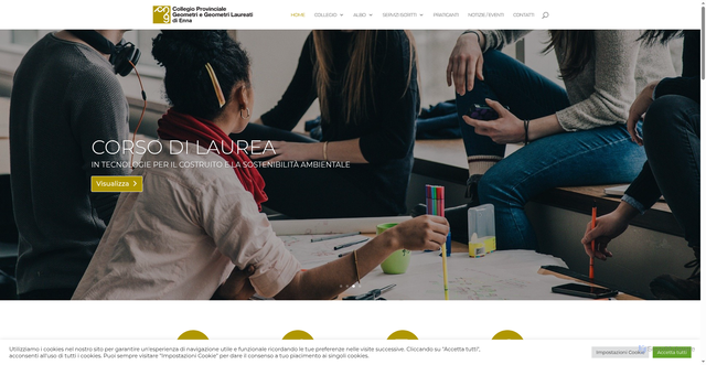 Security scan screenshot of https://www.geoenna.it/