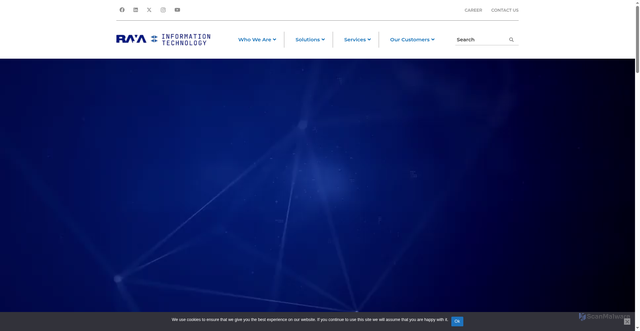 Security scan screenshot of https://raya-it.net/