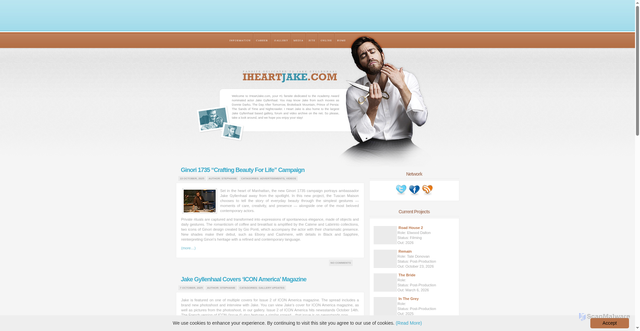 Security scan screenshot of https://iheartjake.com/