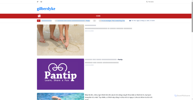 Security scan screenshot of http://gilberdyke.org.uk/