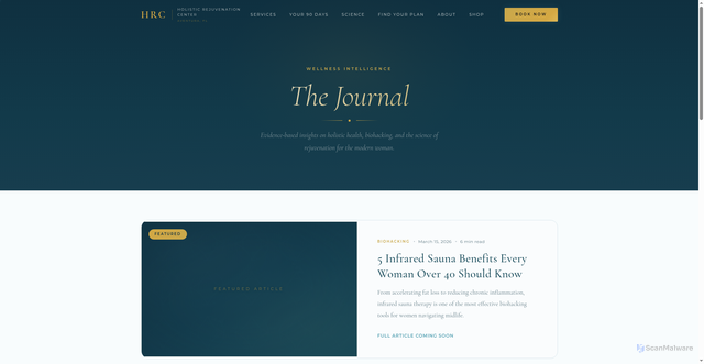 Security scan screenshot of https://hrc-website.pages.dev/blog/