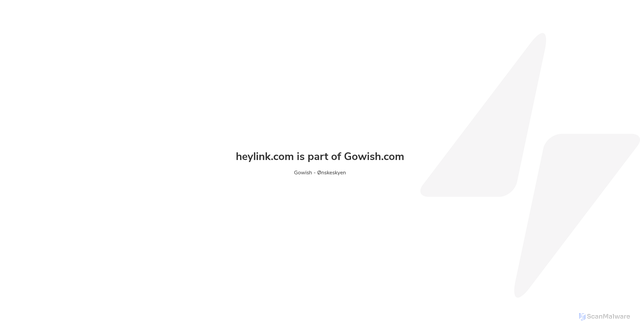 Security scan screenshot of https://heylink.com