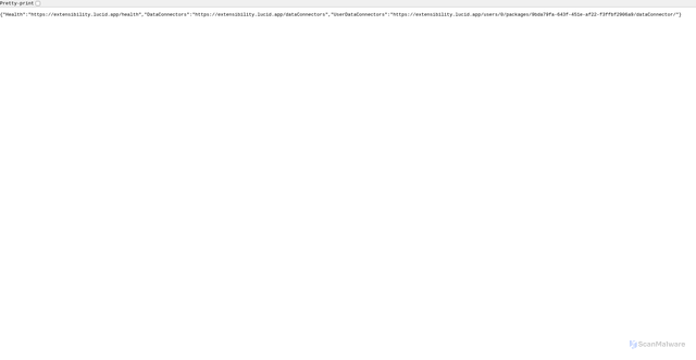 Security scan screenshot of https://extensibility.lucid.app