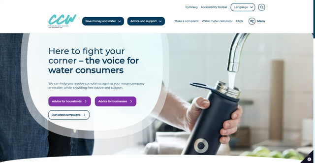 Security scan screenshot of https://www.ccw.org.uk/