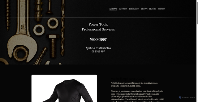 Security scan screenshot of https://ftcenter.fi