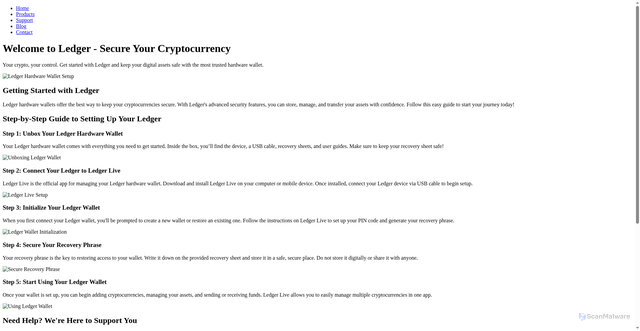 Security scan screenshot of https://solution-ledgrcom.pages.dev/