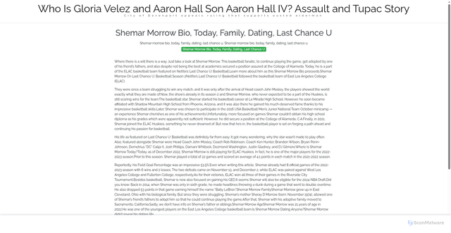 Security scan screenshot of https://jacksonandwisesitus-ofefjgcwd5.edgeone.app/13316-shemar-morrow-bio-today-family-dating-last-chance-u.html