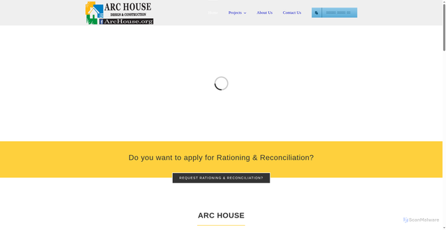 Security scan screenshot of https://archouse.org