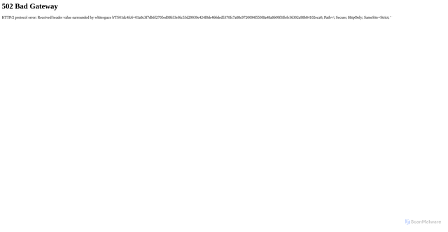 Security scan screenshot of https://www.columbiagasva.com/