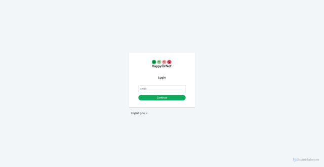 Security scan screenshot of https://reporting.happy-or-not.com