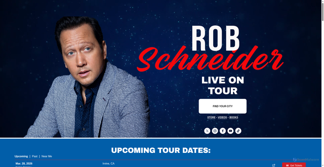 Security scan screenshot of https://www.robschneider.com/