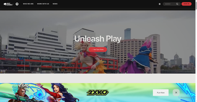 Security scan screenshot of https://www.riotgames.com/en/work-with-us