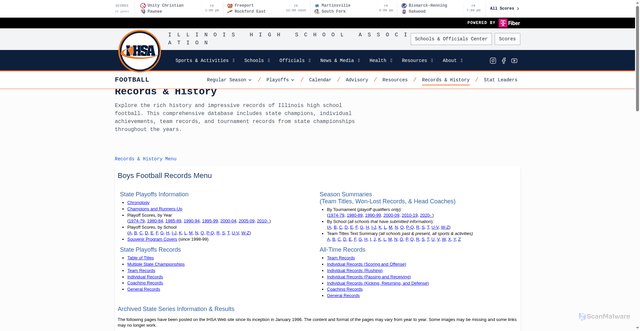 Security scan screenshot of api.ihsa.org