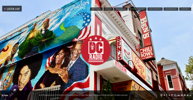 Security scan screenshot of https://dcradio.gov/