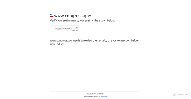 Security scan screenshot of https://www.congress.gov/member/john-fetterman/F000479