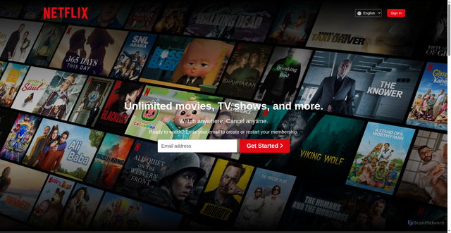 Security scan screenshot of http://netflix-clone-xi-azure.vercel.app/