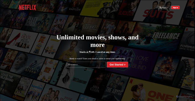 Security scan screenshot of https://netflix-clone-eta-azure.vercel.app/