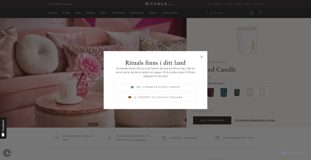 Security scan screenshot of https://www.rituals.com/sv-se/the-ritual-of-sakura-scented-candle-290g-1122029.html?utm_campaign=DigitalReceipt-triggered&utm_contactid=122250299&utm_content=ORItems-image&utm_id=21_26_22_7_9_993&utm_medium=email&utm_phase=transactional&utm_source=sfmc