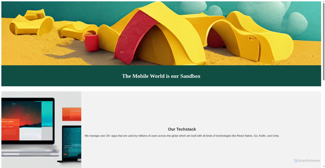 Security scan screenshot of https://apps.justdice-product.info