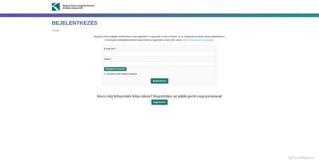 Security scan screenshot of https://profil.mkvkok.hu