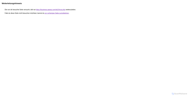 Security scan screenshot of https://www.google.com.mx/url?q=https%3A%2F%2Fbusiness.aawaz.com%2Fsk1%2Fhova.php