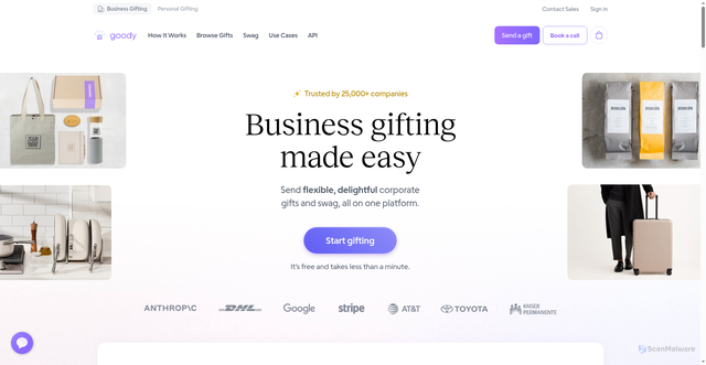 Security scan screenshot of https://ongoody.com