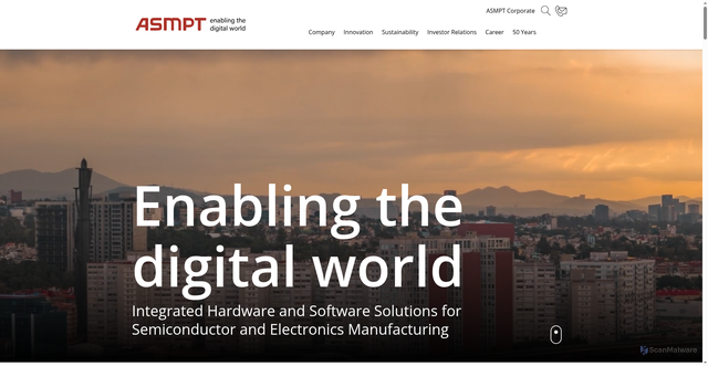 Security scan screenshot of https://asmpt.com