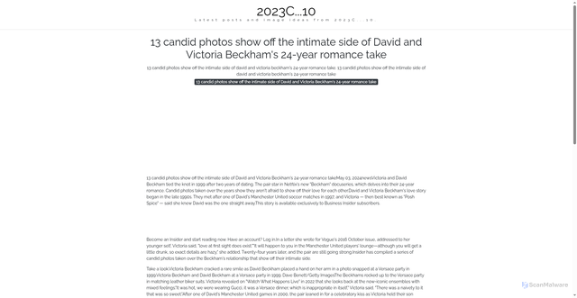 Security scan screenshot of https://xonbbgsitus-dpcuziz524c0.edgeone.app/13-candid-photos-show-off-the-intimate-side-of-david-and-victoria-beckhams-24-year-romance-take.html