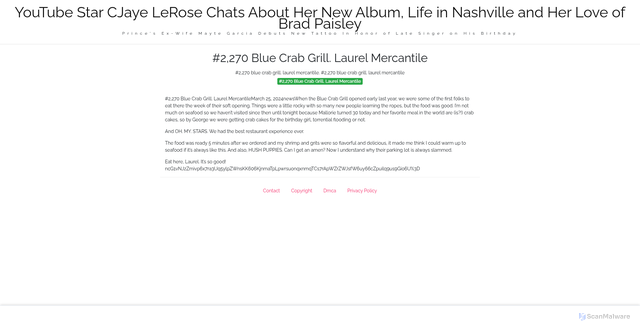 Security scan screenshot of https://ajaxtipssitus-v8flsdwexl.edgeone.app/15705-2270-blue-crab-grill-laurel-mercantile.html
