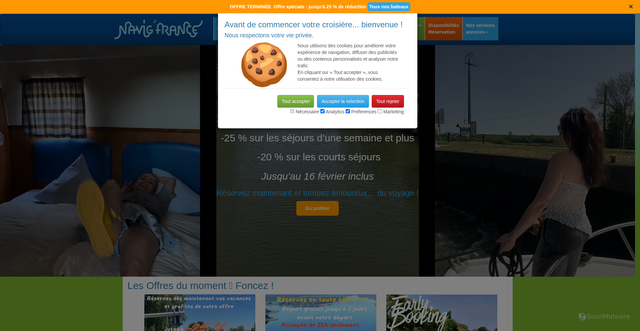 Security scan screenshot of https://navigfrance.com
