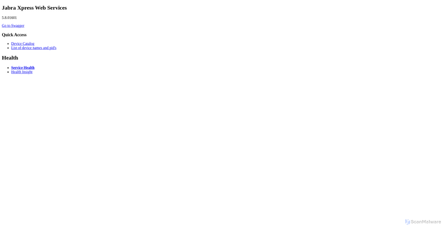 Security scan screenshot of https://jabra-xpressonline-prd-api.azurewebsites.net