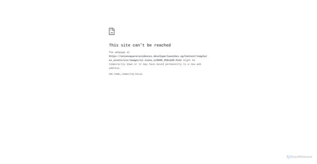 Security scan screenshot of https://unionsquareresidences.developerlaunches.sg/Content/templates_assets/css/images/ui-icons_cc0000_256x240.html