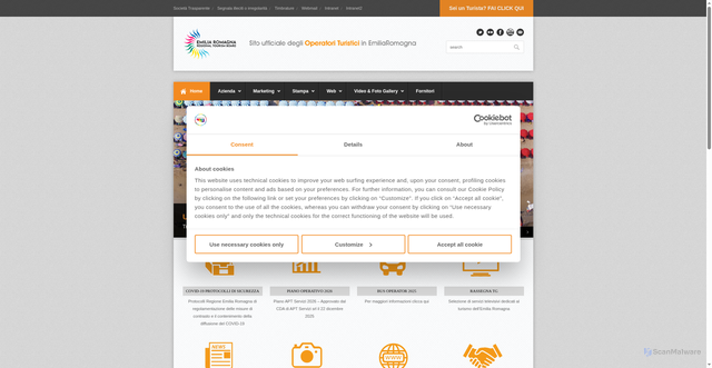 Security scan screenshot of https://www.aptservizi.com/