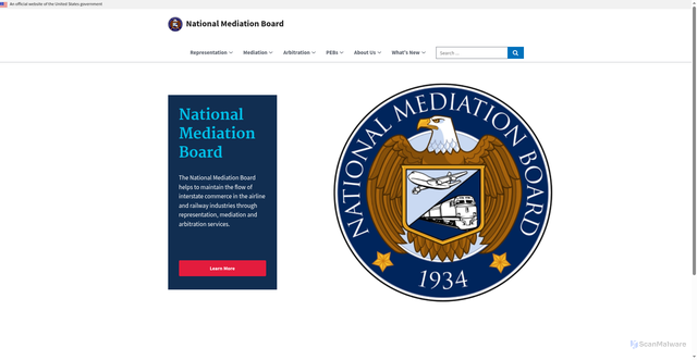 Security scan screenshot of https://nmb.gov/