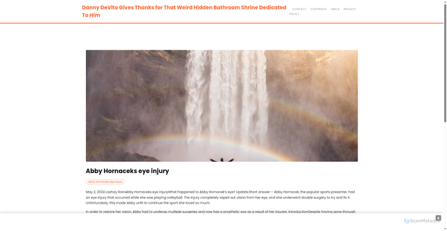 Security scan screenshot of https://apacificunionhugo-8kkdpt5yh6.edgeone.app/22567-abby-hornaceks-eye-injury.html