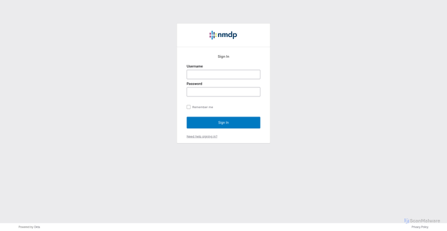 Security scan screenshot of https://okta.nmdp.org