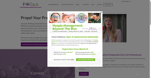 Security scan screenshot of https://portal.pecaa.com