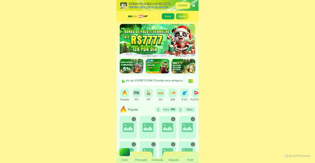 Security scan screenshot of http://sh777.xin/