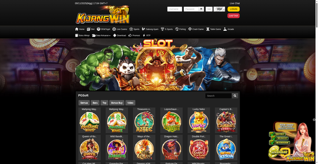 Security scan screenshot of https://ndx-kijangbucin.click/desktop/game/slot/pgsoft