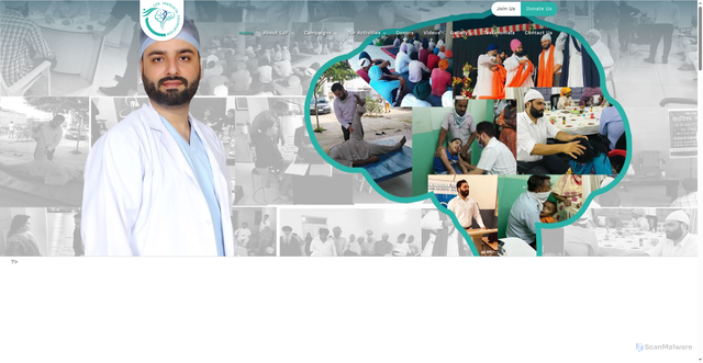 Security scan screenshot of https://lokjagruktafoundation.org
