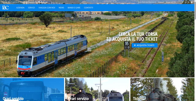Security scan screenshot of https://web.ferroviedellacalabria.it/
